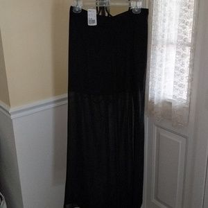Black maxi skirt, brand new